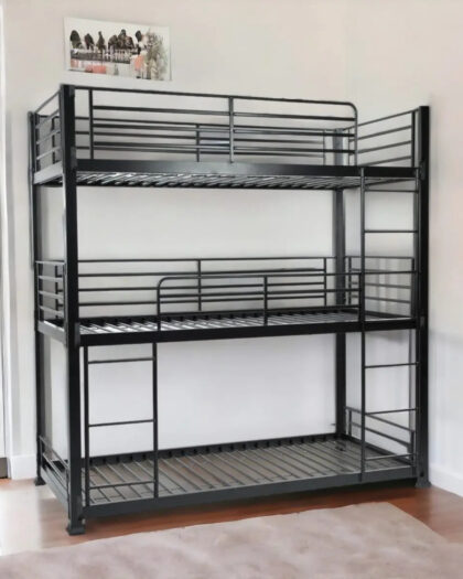 3 TIER TRIPLE BUNK BED