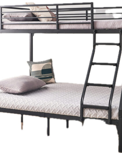 city block triple black bunk bed